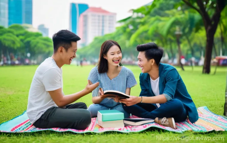 디지털 시대의 직업 윤리와 책임 - **Prompt:** A young Vietnamese woman in her late 20s is sitting comfortably at a modern wooden desk ...
